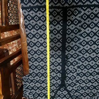 Vestido corto estampado geométrico