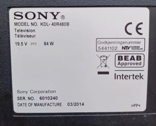 Tv Sony Bravia KDL -40R480B Led Fulhd