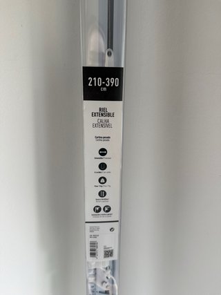 Riel extensible onda perfecta 210-390cm