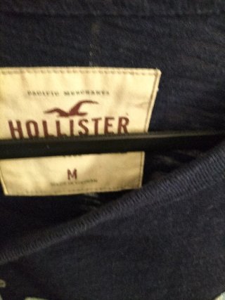Camiseta Hollister Azul Talla M