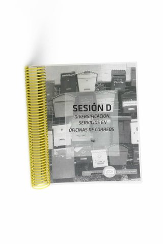 Sesiones A-H oposicion para correos encuadernadas
