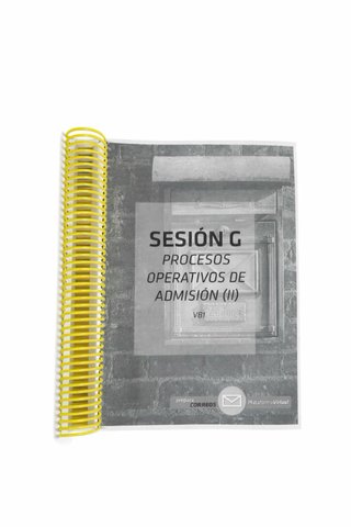 Sesiones A-H oposicion para correos encuadernadas