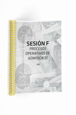 Sesiones A-H oposicion para correos encuadernadas