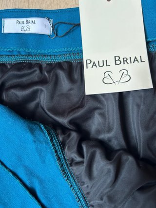 Falda Paul Brial verde azulado