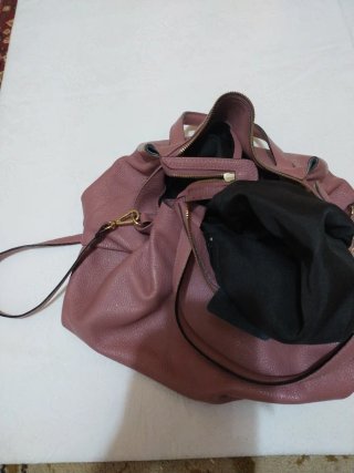 Borsa in pelle rosa