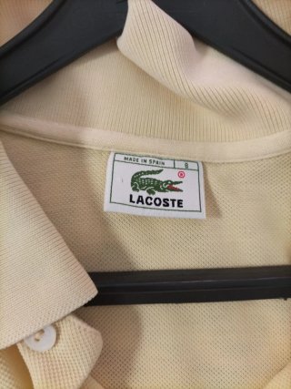 Polo Lacoste Talla 8 Amarillo