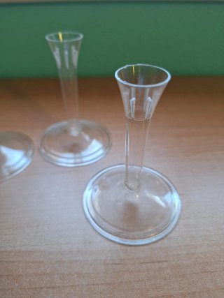 20 Copas Cava Desmontables Plástico