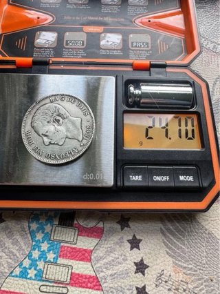 5 Pesetas 1885 *86