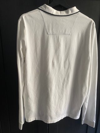 Camiseta Aeronautica Militare Manga Larga Blanca