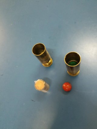 Copas de cobre para trucos de magia
