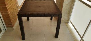 Mesa de terraza antracita