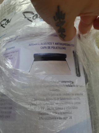 Aislante para parquet