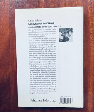 La lucha por Barcelona clase, cultura y conflicto