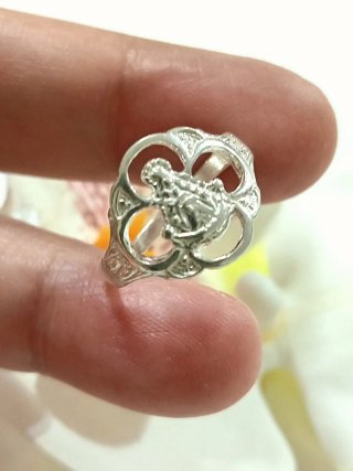 Religioso Anillo Virgen del Rocío Plata 925