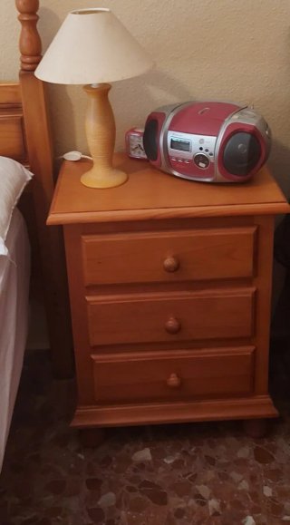 Dormitorio completo madera