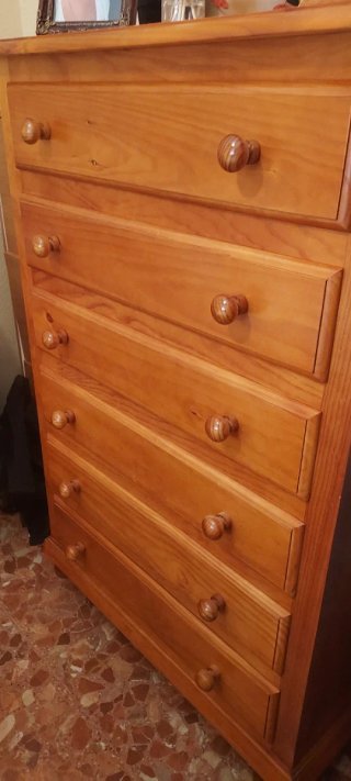 Dormitorio completo madera