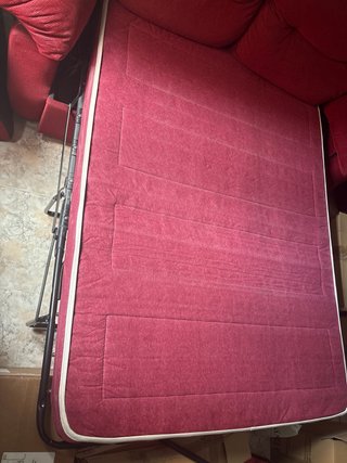 Sofá Cama Rojo 135x190