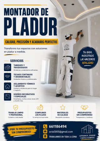 Montador de pladur