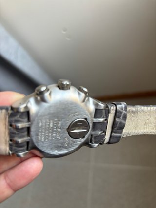 Reloj Swatch Cronógrafo Hombre Negro/Plata