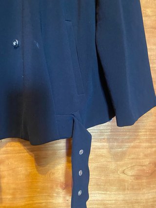 Chaqueta negra oversize