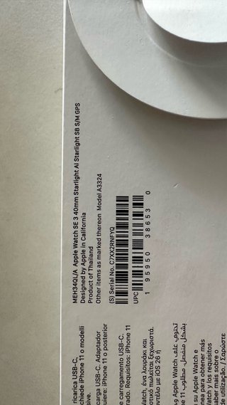 Apple Watch SE 3 Blanco estrella + 2 Correas