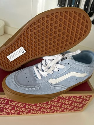 Vans Rowley Talla 42 Azul/Marrón