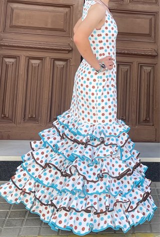 Traje de Flamenca Lunares Talla 34/36