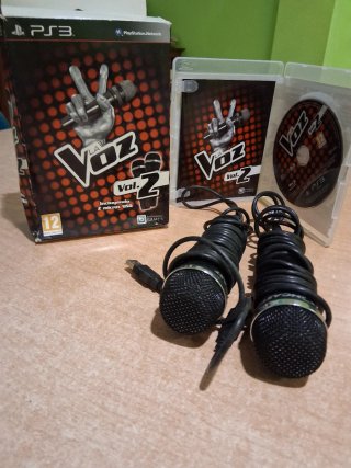 La Voz Vol. 2 PS3 con 2 micros USB