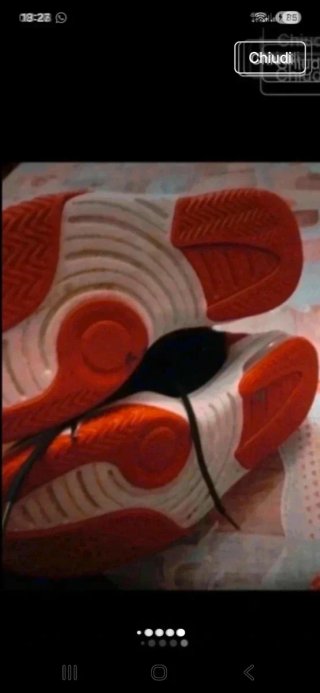 Scarpe Jordan originali nere e rosse