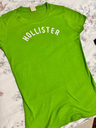 Camiseta Hollister Verde