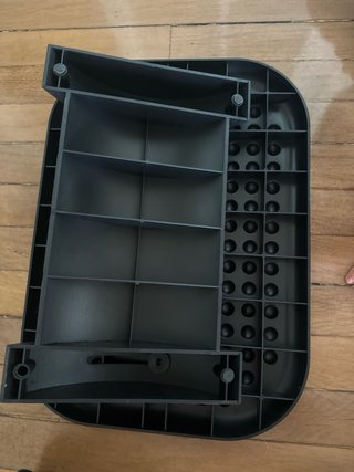 Reposapiés ergonómico Navaris negro