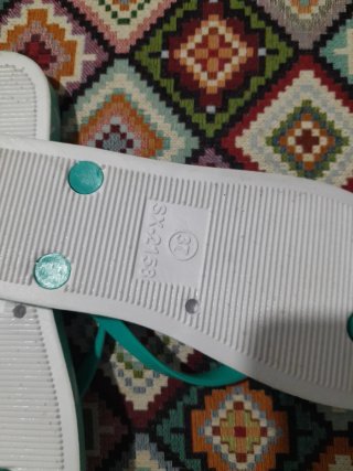 Chanclas Verdes (menta) y Blancas
