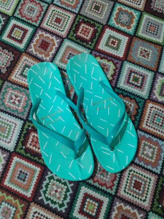 Chanclas Verdes (menta) y Blancas