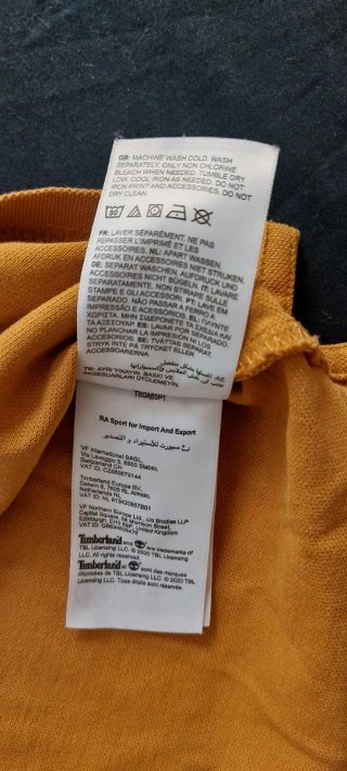 Polo Timberland manga corta camel hombre M