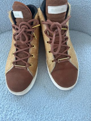 Nike LeBron Pony Hair High Top Marrón