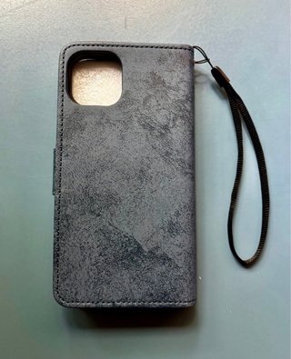 Custodia portafoglio iPhone 13 con chiusura magnetica 2 in 1