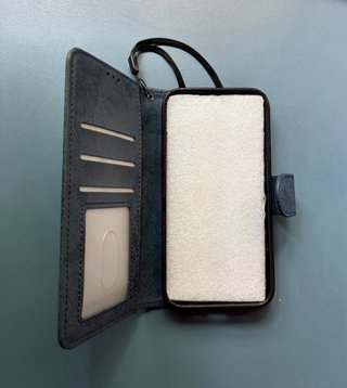 Custodia portafoglio iPhone 13 con chiusura magnetica 2 in 1