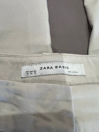 Pantalón de vestir gris claro de mujer