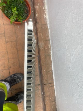 Radiador de hierro fundido blanco 100x60