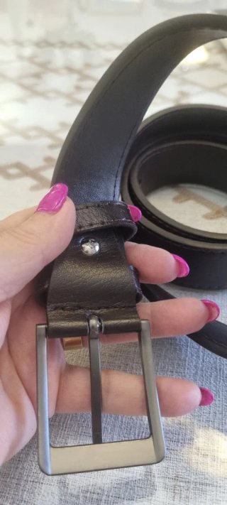 Cinturón de cuero genuino para hombre