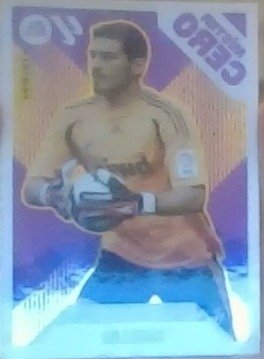 Cromo de fútbol Iker Casillas