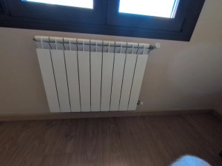 Radiador blanco 9 elementos