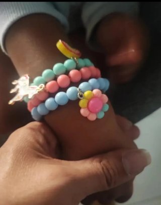 Set braccialetti per bambini con ciondoli