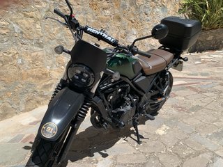 Honda CL 500 Verde y Marrón