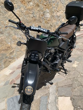 Honda CL 500 Verde y Marrón