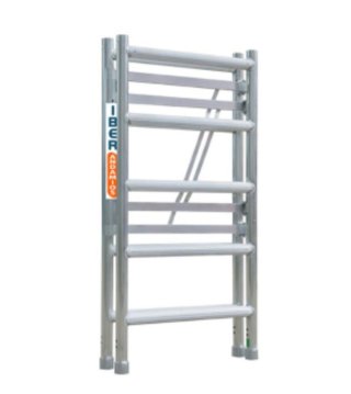 Andamio de aluminio homologado alquiler.