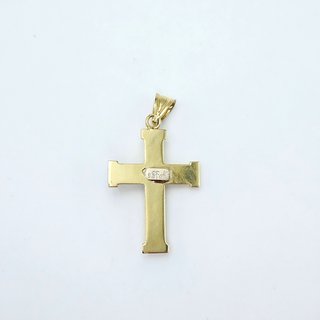 Colgante Cruz de Oro de 18k. Peso: 4.67 g.