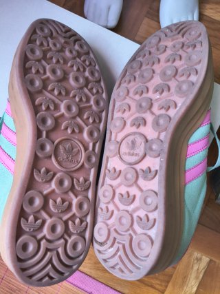 Adidas Gazelle Plataforma Verde Menta y Rosa