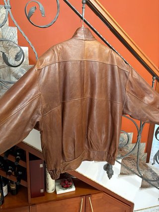 Giacca Biker Vera Pelle Morbida Vintage over size