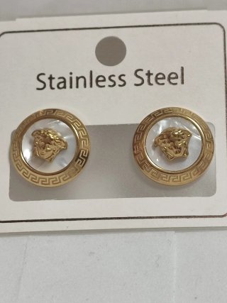 Conjunto Versace Medusa Acero Inoxidable